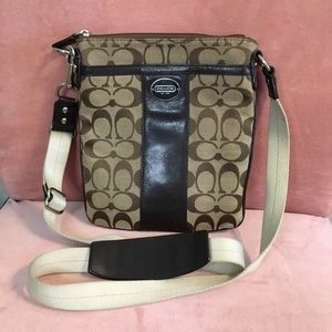 *SOLD* COACH Signature Crossbody Bag Tote